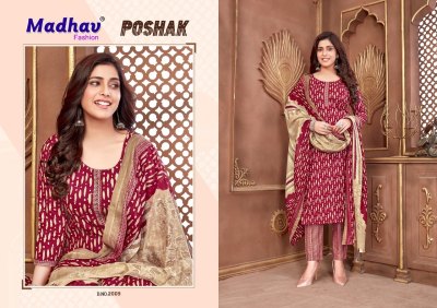 Poshak vol 2 by Madhav Pure cotton printed readymade suit catalogue at affordable rate readymade suit catalogs