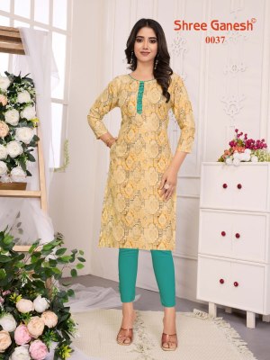 Pragya vol 4 by Shree Ganesh reyon cotton printed  with pocket kurti catalogue at affordable rate kurtis catalogs