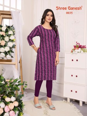 Pragya vol 4 by Shree Ganesh reyon cotton printed  with pocket kurti catalogue at affordable rate kurtis catalogs