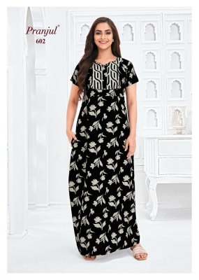 Pranjul Nighties Vol 6 Printed Cotton Ladies Nightwear wholesale Price  night wear catalogs