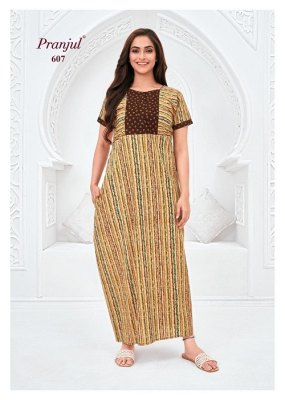 Pranjul Nighties Vol 6 Printed Cotton Ladies Nightwear wholesale Price  night wear catalogs