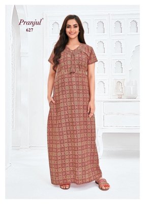 Pranjul Nighties Vol 6 Printed Cotton Ladies Nightwear wholesale Price  night wear catalogs