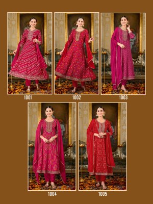 Prasang vol 1 by Radhika Life style heavy reyon foil printed readymade suit catalogue readymade suit catalogs