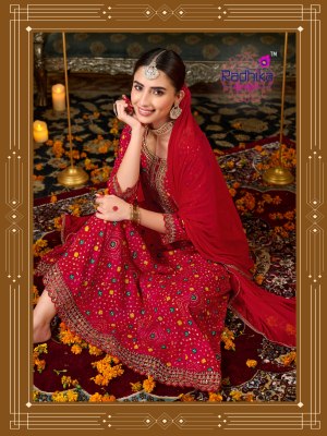 Prasang vol 1 by Radhika Life style heavy reyon foil printed readymade suit catalogue readymade suit catalogs