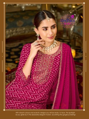 Prasang vol 1 by Radhika Life style heavy reyon foil printed readymade suit catalogue readymade suit catalogs