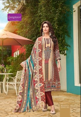 Rianna by ramgmaya fancy kurti bottom and dupatta catalogue at affordable rate readymade suit catalogs