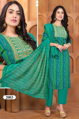 Princess vol 3 by Kashida Heavy reyon foil print embroidered readymade suit collection readymade suit catalogs