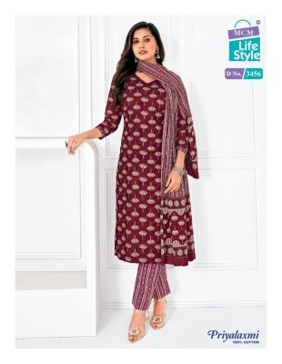 Priyalaxmi Vol 34 by MCM pure cotton printed ready to wear suit catalogue at affordable rate readymade suit catalogs