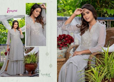 Psyna Nazakat Festive wear Beautiful Georgette Suits With Sharara Set  Kurti catalogue wholesaler   kurtis catalogs