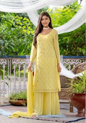 Psyna Nazakat Festive wear Beautiful Georgette Suits With Sharara Set  Kurti catalogue wholesaler   kurtis catalogs