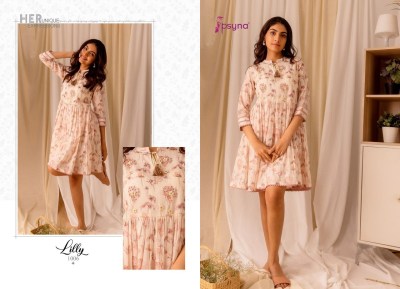 Psyna by Lily new stylish printed short top tunic catalogue at low rate kurtis catalogs