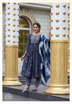 Pushpa vol 1 by Mystic 9 premium quality capsule foil printed kurta bottom and dupatta catalogue  readymade suit catalogs