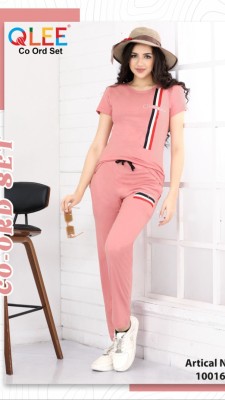 Qlee lunch fancy and comfortable night suite catalogue at wholesale price night wear catalogs