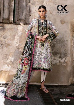 Queens Court Vol 7 by AL Karam Pure Cambric Unstitched suit catalogue with low price salwar kameez catalogs