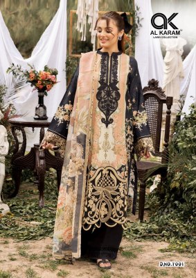 Queens Court Vol 7 by AL Karam Pure Cambric Unstitched suit catalogue with low price salwar kameez catalogs