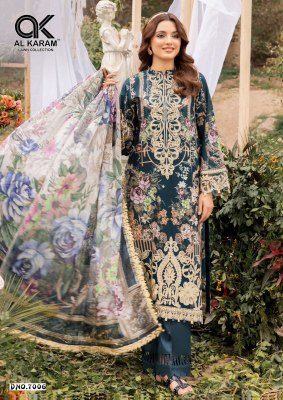 Queens Court Vol 7 by AL Karam Pure Cambric Unstitched suit catalogue with low price salwar kameez catalogs