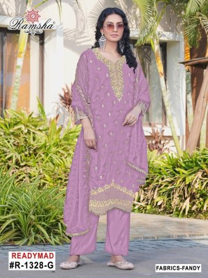 R 1328 NX by Ramsha Fancy with full embroidered pakistani suit collection with low rate  pakistani suits