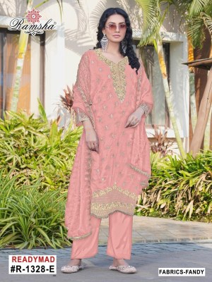 R 1328 NX by Ramsha Fancy with full embroidered pakistani suit collection with low rate  pakistani suits