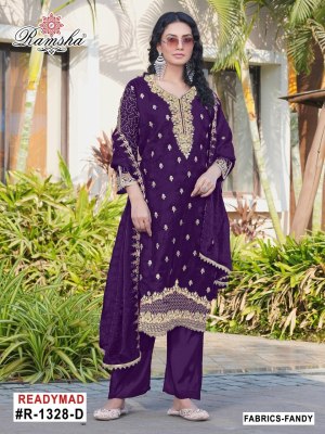 R 1328 NX by Ramsha Fancy with full embroidered pakistani suit collection with low rate  pakistani suits