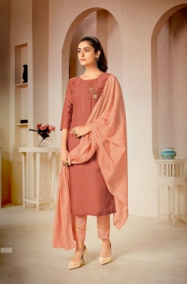 R T by Mascara chinon silk kurti with bottom and dupatta catalogue at wholesale price readymade suit catalogs