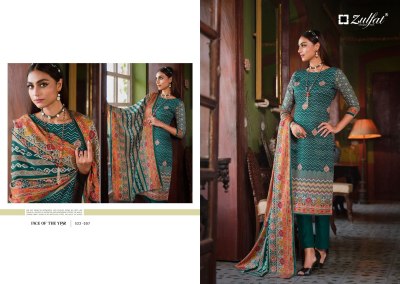 Raabia by Zulfat pure pashmina digital printed unstitched dress material catalogue  salwar kameez catalogs