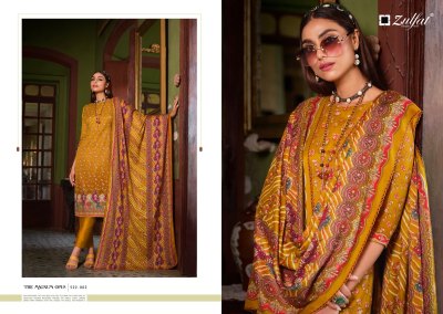 Raabia by Zulfat pure pashmina digital printed unstitched dress material catalogue  salwar kameez catalogs