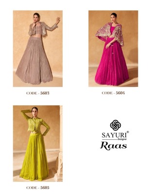 Raas by Sayuri Designer real premium designer embroidered lehenga choli catalogue at affordable rate lehenga choli catalogs