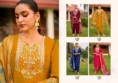 Rachita SBS Fashion  Top Pant And Dupatta Chanderi Digital Jaycard With Work kurti pant with dupatta Catalogs