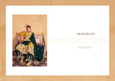 Radha Trendz by Maharani present heavy chinon embroidered readymade Pakistani suit catalogue readymade suit catalogs