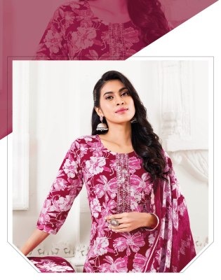 Radhika Life Style Trendy Vol 2 Pure Cotton Print Embroidery Work Kurti Pant And Dupatta Wholesale  kurtis catalogs