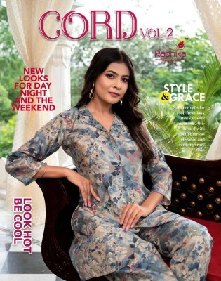 Radhika Life style Cord Vol 2 Muslin Co Ord Set Kurti catalogue wholesaler  Radhika Lifestyle