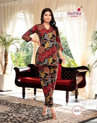 Radhika Life style Cord Vol 2 Muslin Co Ord Set Kurti catalogue wholesaler  kurtis catalogs