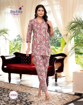 Radhika Life style Cord Vol 2 Muslin Co Ord Set Kurti catalogue wholesaler  kurtis catalogs