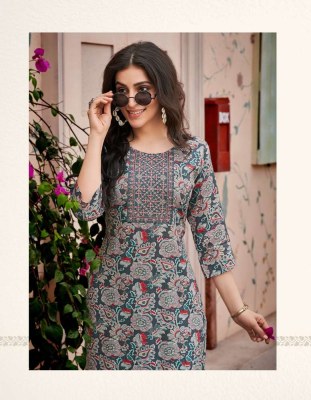 Radhika Lifestyle Pahel Vol 7 Rayon Printed With Work Kurti Design Buy Online Sale  kurtis catalogs