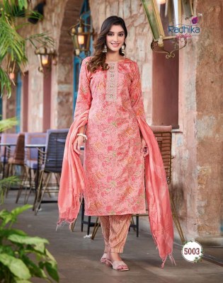 Radhika Lifestyle Seerat Vol 5 Kurti Pant Dupatta Set Wholesale Kurti Catalogue  kurtis catalogs