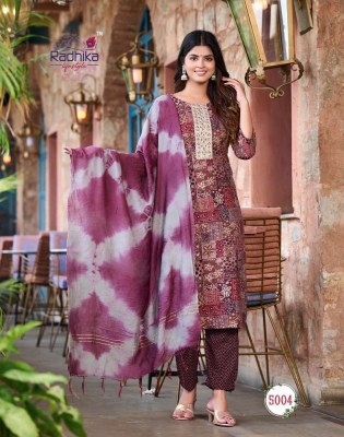 Radhika Lifestyle Seerat Vol 5 Kurti Pant Dupatta Set Wholesale Kurti Catalogue  kurtis catalogs