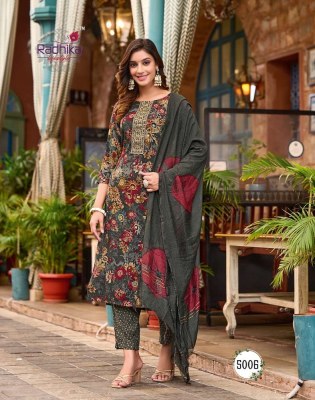 Radhika Lifestyle Seerat Vol 5 Kurti Pant Dupatta Set Wholesale Kurti Catalogue  kurtis catalogs