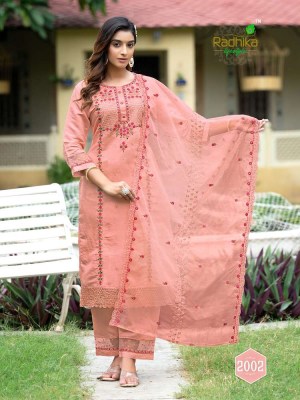 Radhika Lifestyle Sehnaz Vol 2 Kurti Pant Dupatta Set Wholesale Kurti catalogue  kurtis catalogs