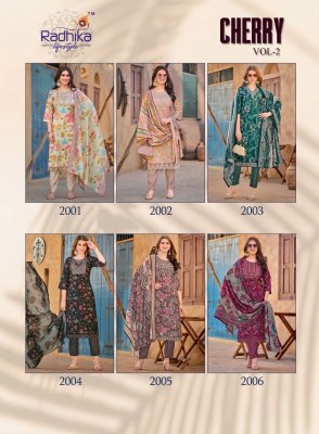 Radhika Lifestyle by cherry vol 2 fancy modal muslin printed kurti pant and dupatta catalogue readymade suit catalogs