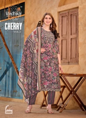 Radhika Lifestyle by cherry vol 2 fancy modal muslin printed kurti pant and dupatta catalogue readymade suit catalogs