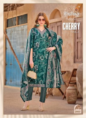 Radhika Lifestyle by cherry vol 2 fancy modal muslin printed kurti pant and dupatta catalogue readymade suit catalogs