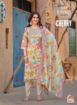 Radhika Lifestyle by cherry vol 2 fancy modal muslin printed kurti pant and dupatta catalogue readymade suit catalogs