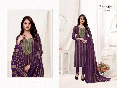 Radhika by Azara pure jam cotton printed unstitched dress material catalogue salwar kameez catalogs