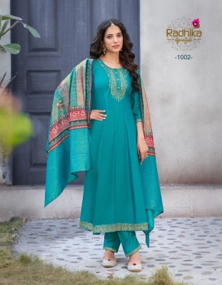 Radhika lifestyle by GUlmohar vol 1 designer anarkali suit catalogue at amaviexpo readymade suit catalogs