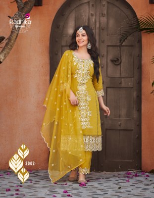 Radhika lifestyle by Sehnaz vol 3 pure roman silk embroidered kurti pant and dupatta catalogue at low rate readymade suit catalogs