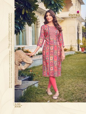 Radhika lifestyle by charming vol 3 modal chanderi kurti catalogue at affordable rate  kurtis catalogs