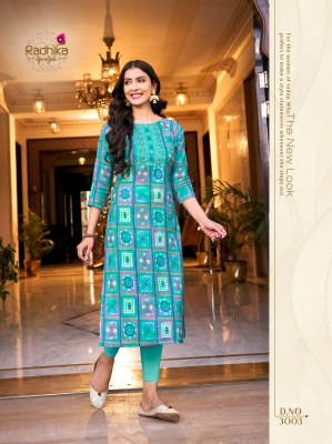 Radhika lifestyle by charming vol 3 modal chanderi kurti catalogue at affordable rate  kurtis catalogs