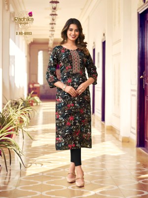 Radhika lifestyle by pahel vol 6 reyon liva approved printed kurti catalogue at wholesale rate kurtis catalogs