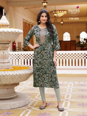 Radhika lifestyle by pahel vol 6 reyon liva approved printed kurti catalogue at wholesale rate kurtis catalogs