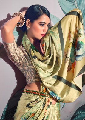 Rajpath fabric by patang sattin crape with digital printed saree catalog  directly from wholesale rate sarees catalogs